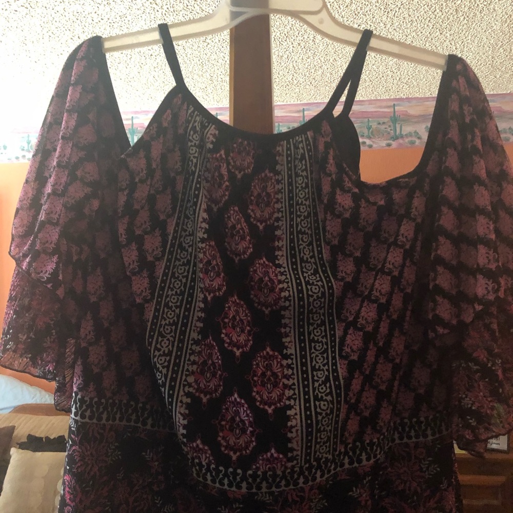 INC cold shoulder blouse